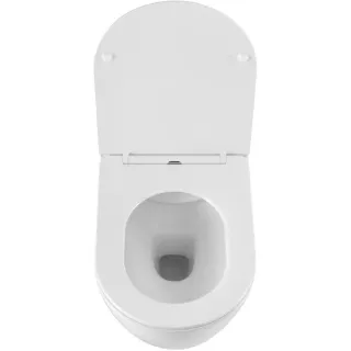 Унитаз подвесной ArtMax Romantic AM213CHR безободковый с сиденьем микролифт белый